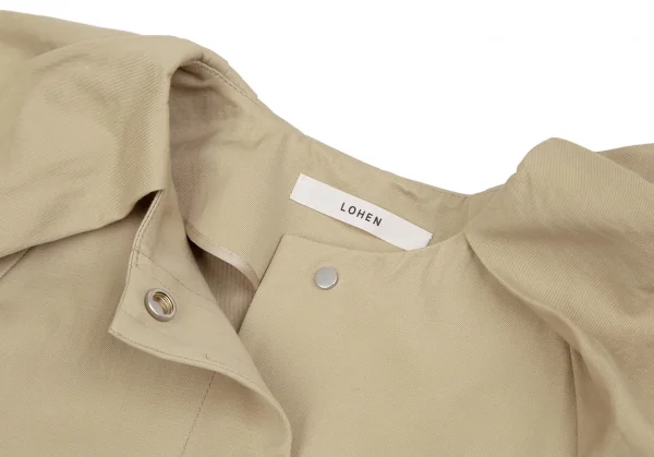 ローヘンLOHEN デザイン2WAYロングコート ベージュ38 K-107341_004