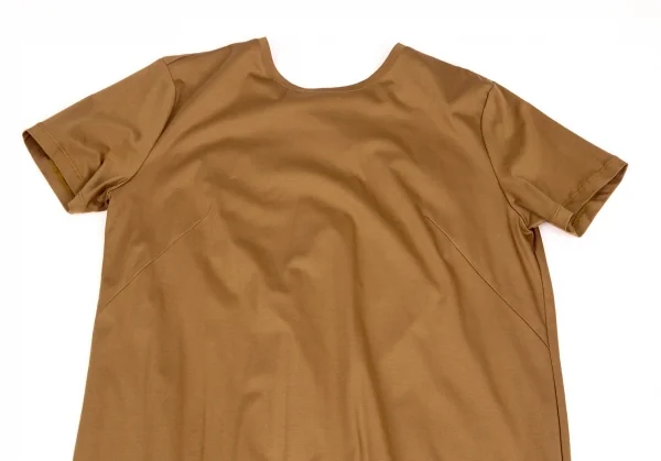 エレンディークELENDEEK ネックギャザーマーメイドストレッチワンピース ブラウン2 K-107342_010