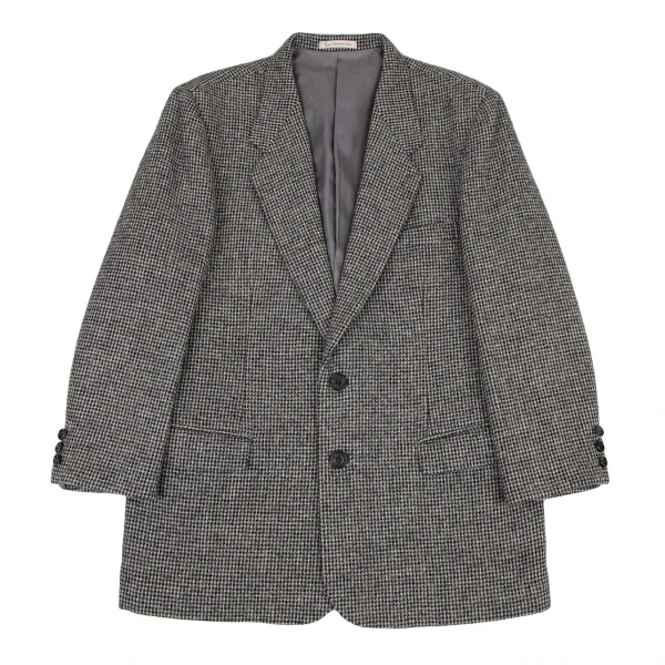 パパスPapas ハリスツイード2Bジャケット グレーM46 K-107343_001