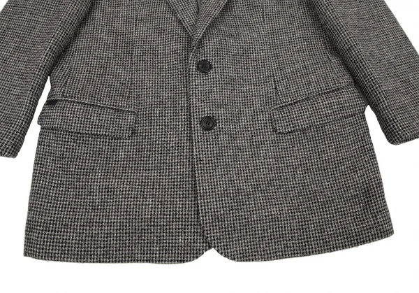 パパスPapas ハリスツイード2Bジャケット グレーM46 K-107343_007