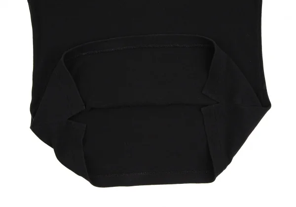 ワイズY's ポリハイネックカットソー 黒3 K-107377_011