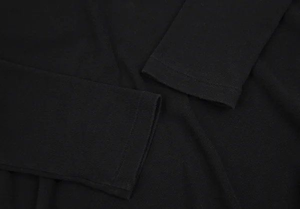 ワイズY's ポリハイネックカットソー 黒3 K-107377_006