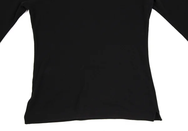 ワイズY's ポリハイネックカットソー 黒3 K-107377_009