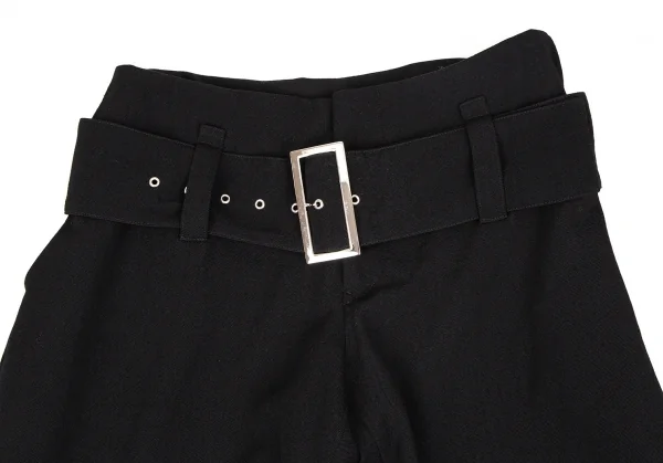 ヨウジヤマモト ファムYohji Yamamoto FEMME オールドギャバベルテッドセットアップ 黒1 K-107407_013