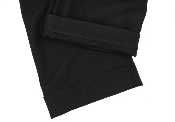 ヨウジヤマモト ファムYohji Yamamoto FEMME オールドギャバベルテッドセットアップ 黒1 K-107407_016