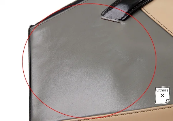 ジャンポールゴルチエJean Paul GAULTIER 配色切替レザーハンドバッグ 茶他 K-107414_009