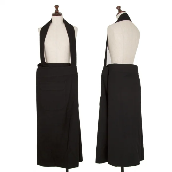トリココムデギャルソンtricot COMME des GARCONS オールドギャバジャンパーラップスカート 黒F K-107418_001