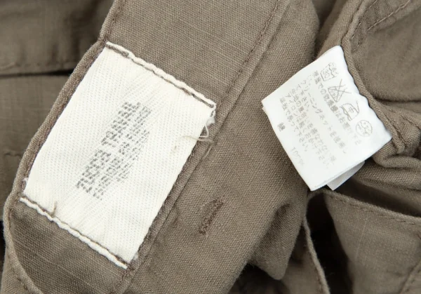 ズッカzucca コットン製品洗いベルテッドミリタリーショートパンツ カーキ0 K-107500_016