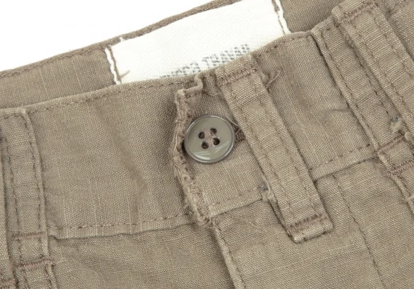 ズッカzucca コットン製品洗いベルテッドミリタリーショートパンツ カーキ0 K-107500_003