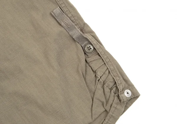 ズッカzucca コットン製品洗いベルテッドミリタリーショートパンツ カーキ0 K-107500_007