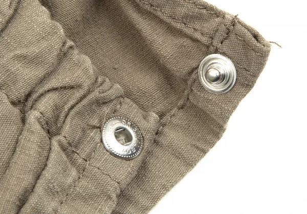 ズッカzucca コットン製品洗いベルテッドミリタリーショートパンツ カーキ0 K-107500_008