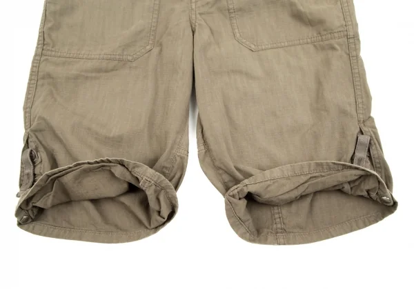 ズッカzucca コットン製品洗いベルテッドミリタリーショートパンツ カーキ0 K-107500_009