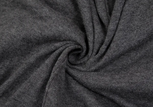 スナオクワハラsunao kuwahara コットンフロントボタン留め変形ニットカーディガン グレーM K-107511_013