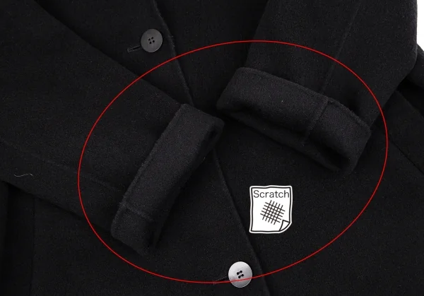 ダナキャランDKNY ウールアンゴラチェスターコート 黒S K-107519_006