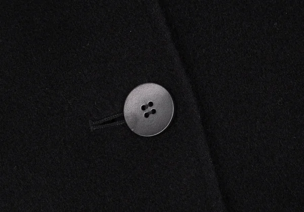 ダナキャランDKNY ウールアンゴラチェスターコート 黒S K-107519_007