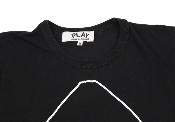 プレイ コムデギャルソンPLAY COMME des GARCONS逆さハートプリントT