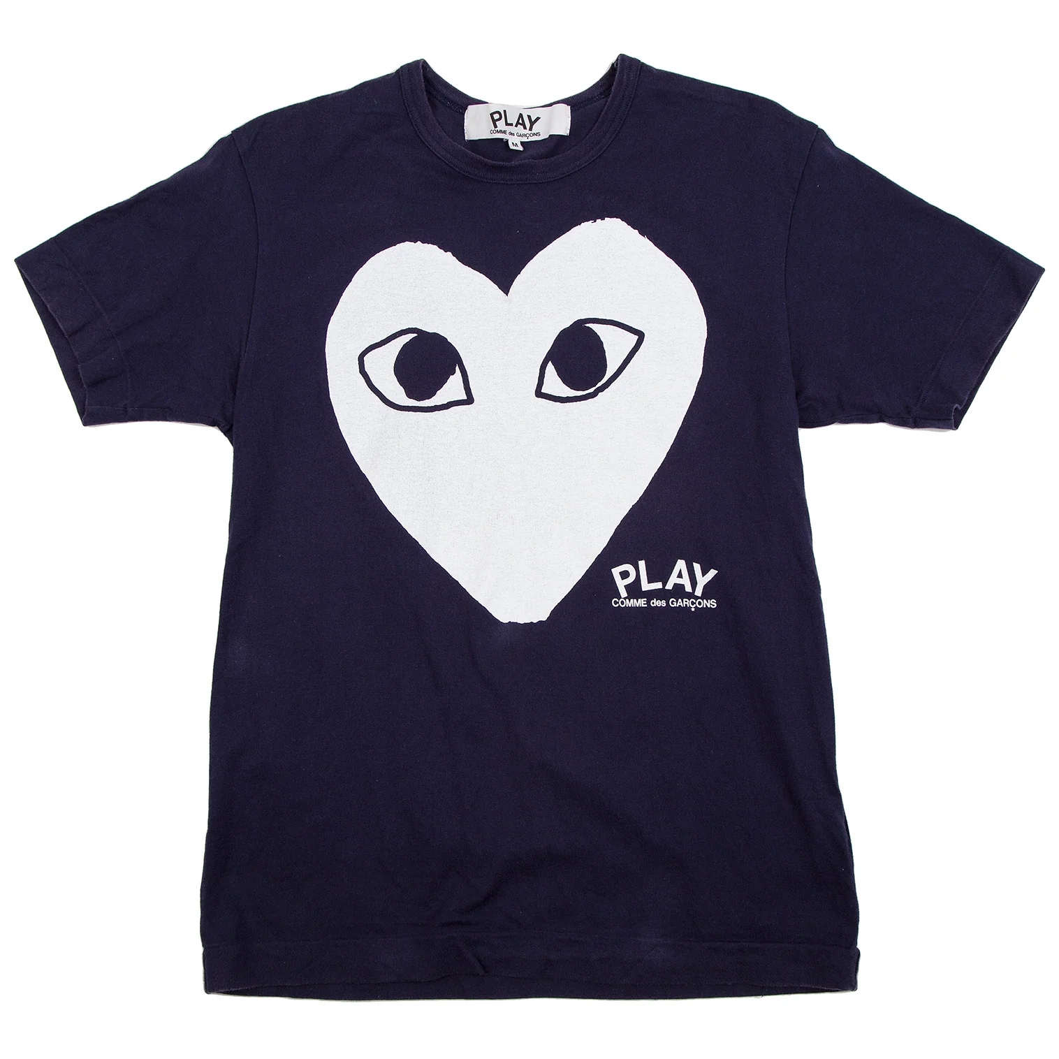 Comme des Garçonsハート型Tシャツ、Sサイズ Comme Des Garçons Play ハートプリント Tシャツ | ブラック