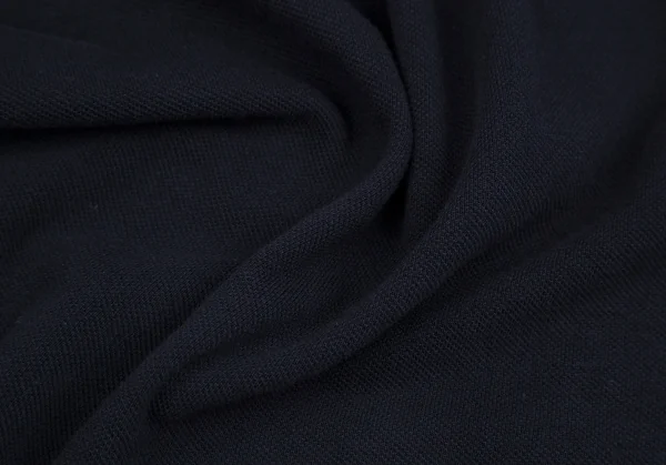 プレイ コムデギャルソンPLAY COMME des GARCONS ハートワッペン鹿の子ポロシャツ 紺S K-107616_011