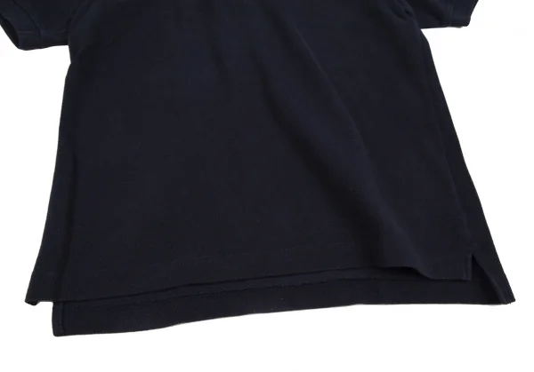 プレイ コムデギャルソンPLAY COMME des GARCONS ハートワッペン鹿の子ポロシャツ 紺S K-107616_008