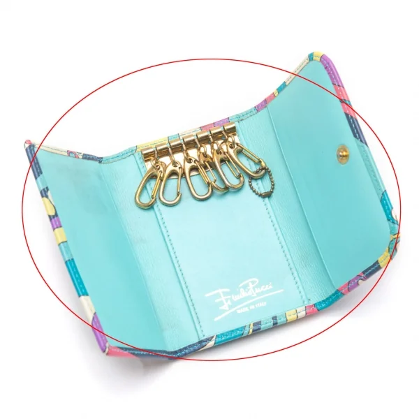 エミリオプッチEMILIO PUCCI プリントキーケース マルチ (K-107634)