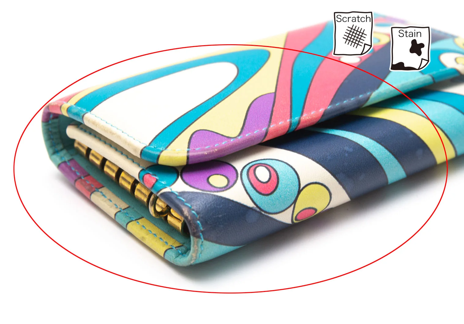 エミリオプッチEMILIO PUCCI プリントキーケース マルチ (K