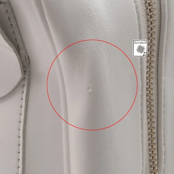 コムデギャルソンCOMME des GARCONS フェイクレザータクティカルポケットバッグ 白 K-107645_005