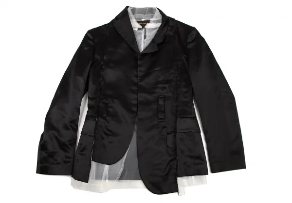 COMME des GARCONS Inner Mesh Japanese flag Jacket K-107647_003