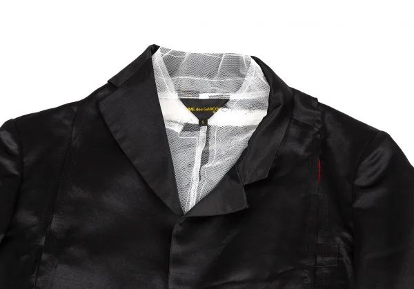 COMME des GARCONS Inner Mesh Japanese flag Jacket K-107647_004