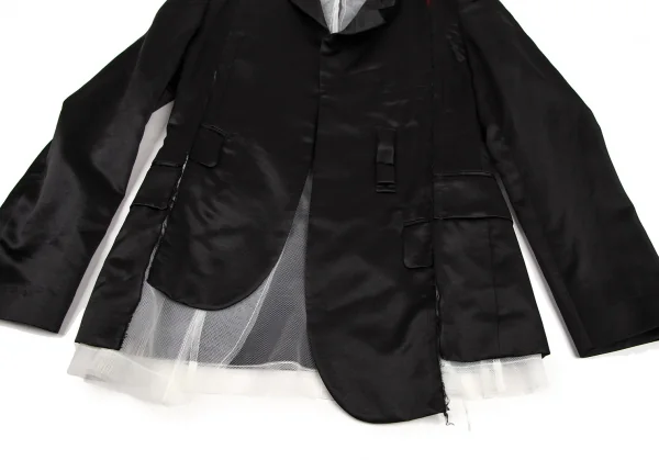 COMME des GARCONS Inner Mesh Japanese flag Jacket K-107647_009