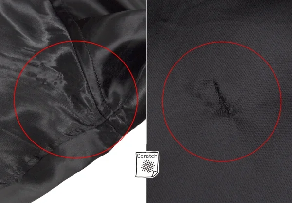 コムデギャルソンCOMME des GARCONS キュプラサテンネックストール前後反転シャツ 墨黒M位 K-107661_012