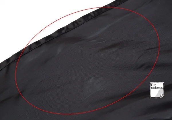 コムデギャルソンCOMME des GARCONS キュプラサテンネックストール前後反転シャツ 墨黒M位 K-107661_014