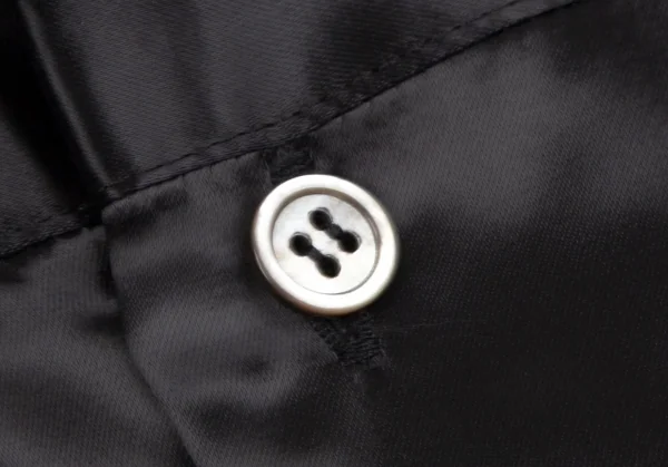 コムデギャルソンCOMME des GARCONS キュプラサテンネックストール前後反転シャツ 墨黒M位 K-107661_016