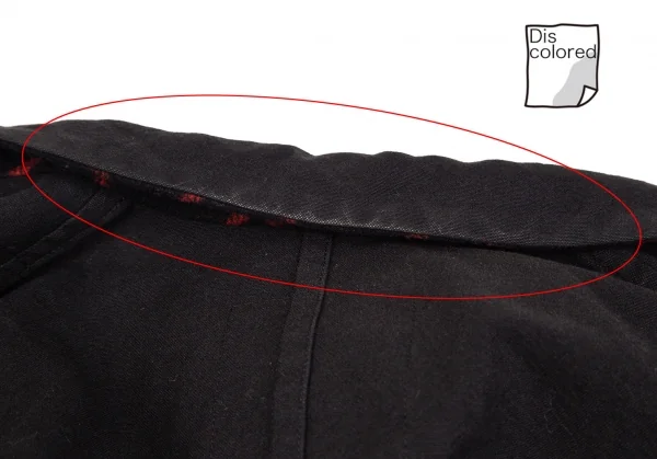 ワイズY's チェックライナー付きコットンウールジャケット 黒3 K-107698_014