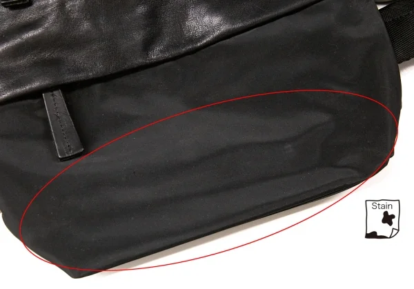 カドリールラングルqua drille rangle レザー切替ナイロンショルダーバッグ 黒 K-107710_004