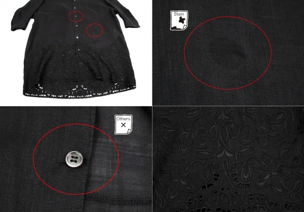 ジュンヤワタナベ コムデギャルソンJUNYA WATANABE COMME des GARCONSリネン裾テープオーバーサイズワンピース 墨黒M K-107717_010