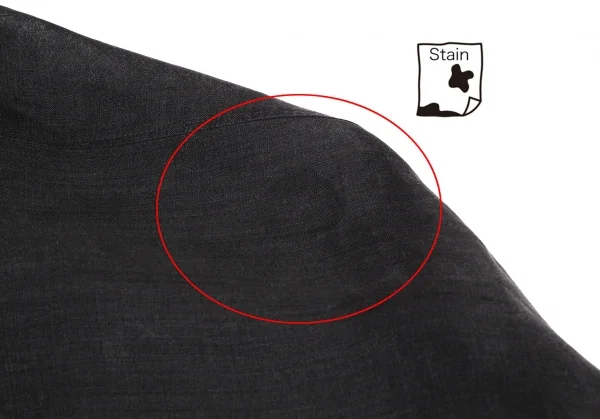 ジュンヤワタナベ コムデギャルソンJUNYA WATANABE COMME des GARCONSリネン裾テープオーバーサイズワンピース 墨黒M K-107717_014