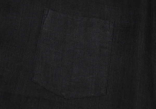 ジュンヤワタナベ コムデギャルソンJUNYA WATANABE COMME des GARCONSリネン裾テープオーバーサイズワンピース 墨黒M K-107717_006