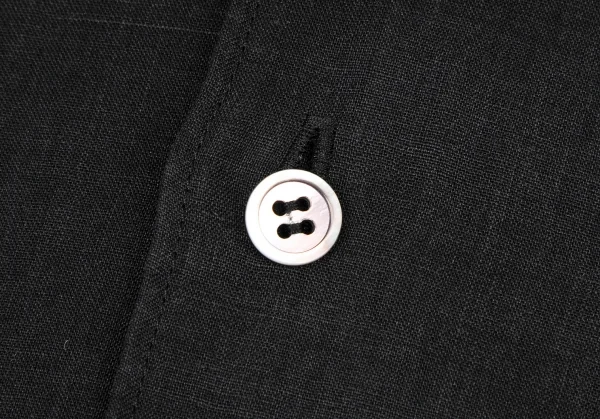 ジュンヤワタナベ コムデギャルソンJUNYA WATANABE COMME des GARCONSリネン裾テープオーバーサイズワンピース 墨黒M K-107717_007