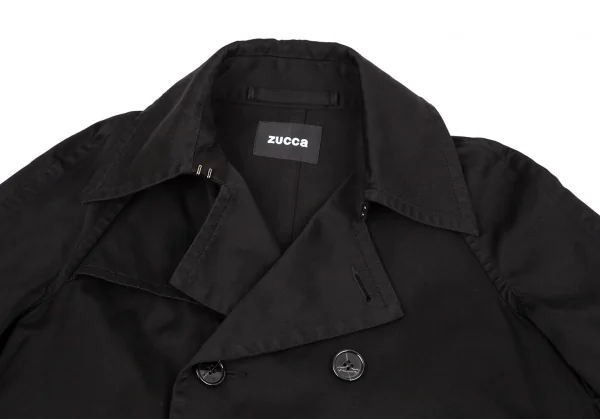ズッカzucca 製品染めコットンPコート 黒S K-107718_003