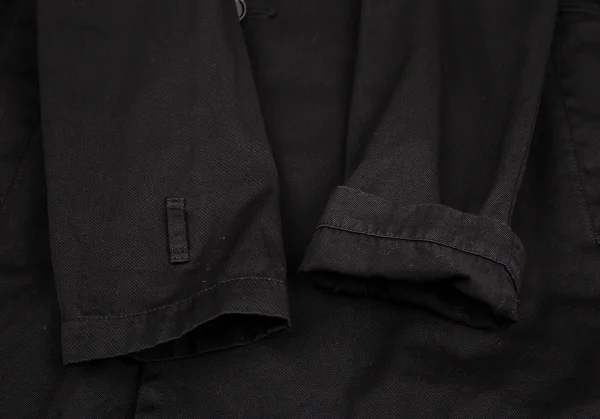 ズッカzucca 製品染めコットンPコート 黒S K-107718_006