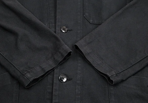 ズッカ トラバイユzucca TRAVAIL コットンウォッシュドワークコート チャコール1 K-107719_010