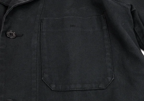 ズッカ トラバイユzucca TRAVAIL コットンウォッシュドワークコート チャコール1 K-107719_015