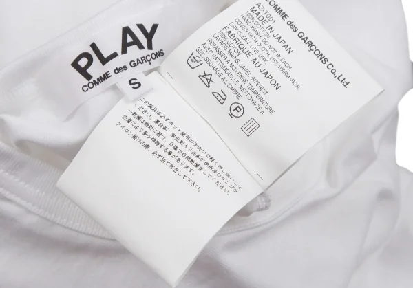 PLAY COMME des GARCONS 白Tシャツ S 正規品 COMME des GARCONS（コムデギャルソン）の「Comme des Garcons