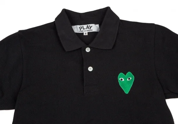 プレイ コムデギャルソンPLAY COMME des GARCONS 緑胸ハート鹿の子