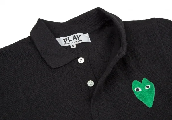 プレイ コムデギャルソンPLAY COMME des GARCONS 緑胸ハート鹿の子