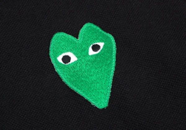 プレイ コムデギャルソンPLAY COMME des GARCONS 緑胸ハート鹿の子