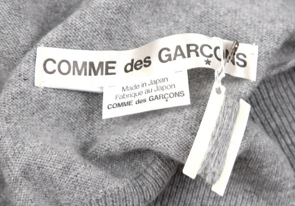 コムデギャルソンCOMME des GARCONS 大判カシミヤストール グレー K-107760_008