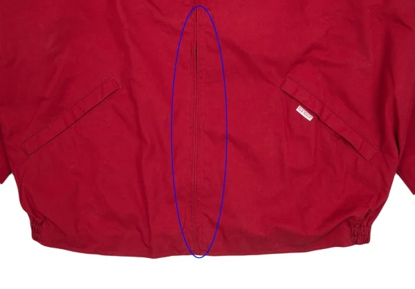 カールヘルムKarl Helmut コットンパッチバックロゴスイングトップジャケット 赤M K-107775_012
