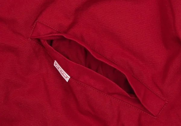 カールヘルムKarl Helmut コットンパッチバックロゴスイングトップジャケット 赤M K-107775_014