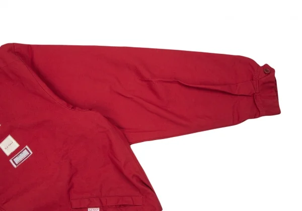 カールヘルムKarl Helmut コットンパッチバックロゴスイングトップジャケット 赤M K-107775_009